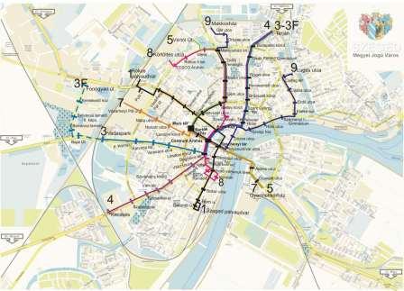 szeged transport map